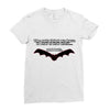 fear bats Ladies Fitted T-Shirt