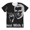 i'm awesome  funnycomic deal with it party retro cool All Over Women's T-shirt