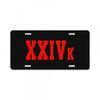 XXIV K License Plate