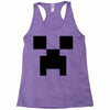 creeper face Racerback Tank