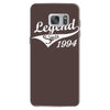 legend since 1994   mens funny 21st sticker transfer iron on Samsung Galaxy S7