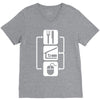 v2 eat sleep computer mouse V-Neck Tee