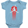 basketball jump Baby Onesie
