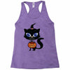 witch cat Racerback Tank