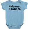 michoacan and jalisco Baby Bodysuit