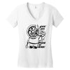 pizza my mind Women's V-Neck T-Shirt