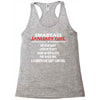 Smartass January Girl Racerback Tank