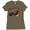 ride it like you stole it Ladies Fitted T-Shirt