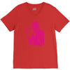 pink freud V-Neck Tee