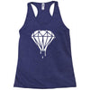 dripping diamond logo Racerback Tank