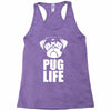 pug life dog Racerback Tank