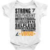 Strong Independent Motivated Virgo Baby Onesie