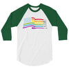 lightsaber rainbow 3/4 Sleeve Shirt