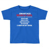 Smartass March Girl Toddler T-shirt