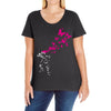banksy psycho Ladies Curvy T-Shirt