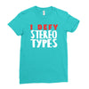 i defy stereotypes Ladies Fitted T-Shirt