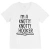 crochet knitting V-Neck Tee
