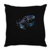 alien terror from deep space Throw Pillow