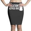 vacation alpaca bag animal humor funny Pencil Skirts