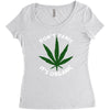 don't panic it's organic   marijuana Women's Triblend Scoop T-shirt