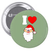 i love santa noel Pin-back button