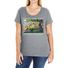 Georges Pierre Seurat A Sunday Afternoon On The island Of La Grande Ja Ladies Curvy T-Shirt