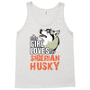 This Girl Loves Siberian Husky Tank Top