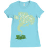 saw a ghost Ladies Fitted T-Shirt