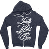 young wild and free new Zipper Hoodie
