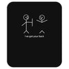 cute stick figures Mousepad
