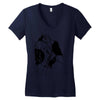 wolf Women's V-Neck T-Shirt