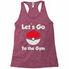 let's go to the gym Racerback Tank