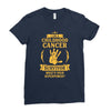 I Am A Childhood Cancer Survivor What's Your Superpower? Ladies Fitted T-Shirt