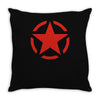 military starfunny retro army war vietnam usa britain fashion Throw Pillow