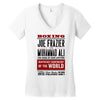 thrilla in manilla Women's V-Neck T-Shirt