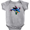 san jose street sharks Baby Onesie