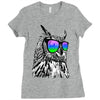 cool owl Ladies Fitted T-Shirt
