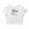 aliens nuke from orbit Crop Top