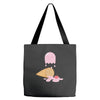 ice cream ghost Tote Bags