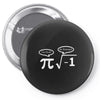 be rational get real nerdy geek pi nerd Pin-back button