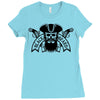 black beard Ladies Fitted T-Shirt