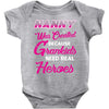 nanny was created because grandkids t shirt Baby Onesie