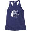 grab life by the sail Racerback Tank