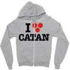 i love board games! Zipper Hoodie