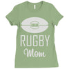 rugby mom Ladies Fitted T-Shirt