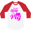 pig lover 3/4 Sleeve Shirt