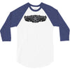 pinstripe 2 skull humor funny 3/4 Sleeve Shirt