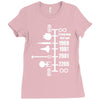 spaceship timeline funny  sci fi star retro wars trek joke cool Ladies Fitted T-Shirt