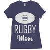 rugby mom Ladies Fitted T-Shirt