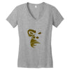 Gorila Face Women's V-Neck T-Shirt